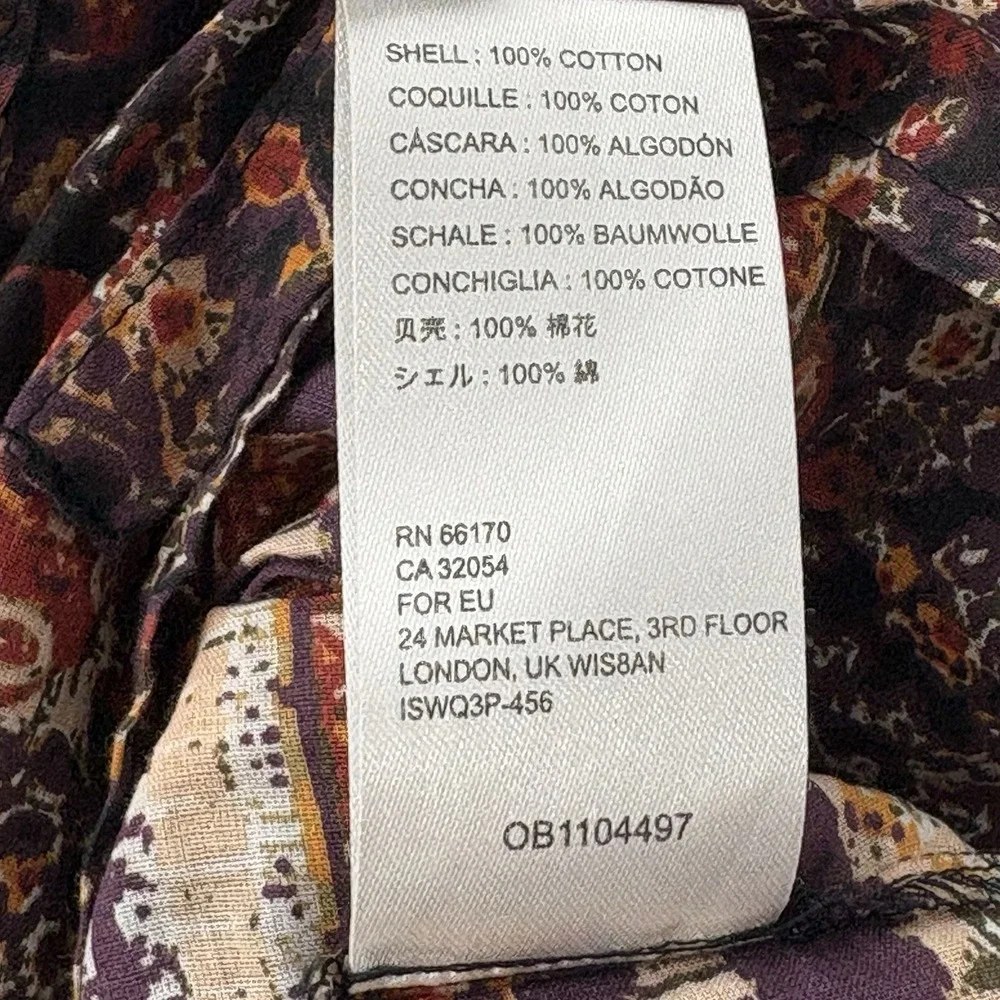 Free People Women Tangier Babydoll Floral Maxi Dress Size M Boho Festival Hippie - Picture 7 of 7